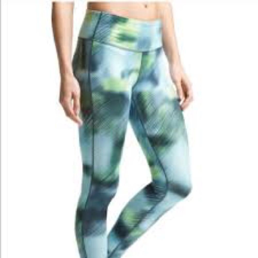 Athleta high rise Alpine Chaturanga yoga pants